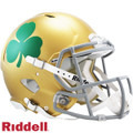 Notre Dame Fighting Irish Speed Authentic Shamrock Football Helmet