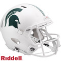 Michigan State Spartans Speed Authentic 2023 White Football Helmet