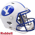 BYU Cougars Speed Collectible White Football Helmet