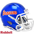 Boise State Broncos Speed Mini Script Football Helmet