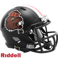 Oregon State Beavers Speed Mini Satin Black Football Helmet