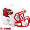 Louisville Cardinals Speed Mini White Football Helmet