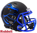 Boise State Broncos Speed Mini 2024 Matte Black Football Helmet