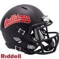 Fresno State Bulldogs Speed Mini Matte Black Football Helmet