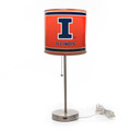 Illinois Fighting Illini Chrome Lamp