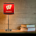 Wisconsin Badgers Chrome Lamp