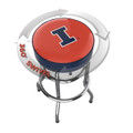 Illinois Fighting Illini Chrome Bar Stool