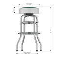 Michigan State Spartans Chrome Bar Stool