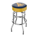 West Virginia Mountaineers Chrome Bar Stool