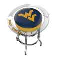 West Virginia Mountaineers Chrome Bar Stool