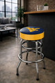West Virginia Mountaineers Chrome Bar Stool