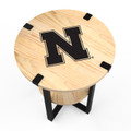 Nebraska Cornhuskers Side Table with Charger