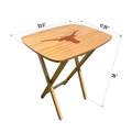 Texas Longhorns Folding TV Tray Table