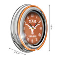 Texas Longhorns 15" Neon Clock