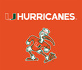 Miami Hurricanes 51" x 60" Wall Tapestry