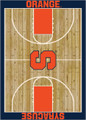 Syracuse Orange Courtside Area Rug
