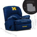 Michigan Wolverines Navy GM Recliner