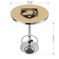 Army Black Knights Logo Chrome Pub Table