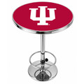 Indiana Hoosiers Logo Chrome Pub Table