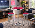 Ohio State Buckeyes Logo Chrome Pub Table