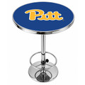 Pittsburgh Panthers Logo Chrome Pub Table