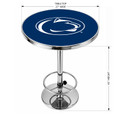 Penn State Nittany Lions Logo Chrome Pub Table