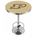 Purdue Boilermakers  Logo Chrome Pub Table