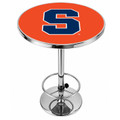 Syracuse Orange Logo Chrome Pub Table