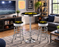 Iowa Hawkeyes Logo Chrome Pub Table