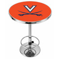 Virginia Cavaliers Logo Chrome Pub Table