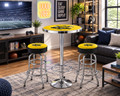 Wichita State Shockers Logo Chrome Pub Table