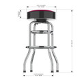 Arizona State Sun Devils Chrome Bar Stool