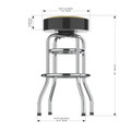 Colorado Buffaloes Chrome Bar Stool