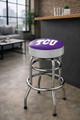 Texas Christian Horned Frogs Chrome Bar Stool