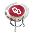 Oklahoma Sooners Chrome Bar Stool