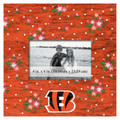 Cincinnati Bengals Floral 10" x 10" Picture Frame