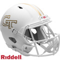 Georgia Tech Yellow Jackets Riddell Speed Collectible White Football Helmet