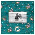 Miami Dolphins Floral 10" x 10" Picture Frame