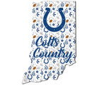 Indianapolis Colts 24" Floral State Sign