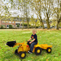 rollyKid CAT Kid Tractor with Trailer