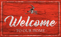 Cleveland Browns Team Color Welcome Sign