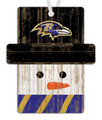 Baltimore Ravens Snowman Ornament
