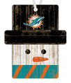 Miami Dolphins Snowman Ornament