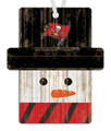 Tampa Bay Buccaneers Snowman Ornament