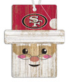 San Francisco 49ers Santa Ornament