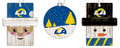 Los Angeles Rams 3-Pack Christmas Ornament Set