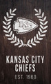 Kansas City Chiefs 11" x 19" Laurel Wreath Sign