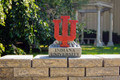 Indiana Hoosiers "IU Trident Logo" Stone College Mascot