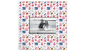 New York Giants Floral Pattern 10" x 10" Picture Frame