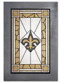 New Orleans Saints Stained Glass with Frame